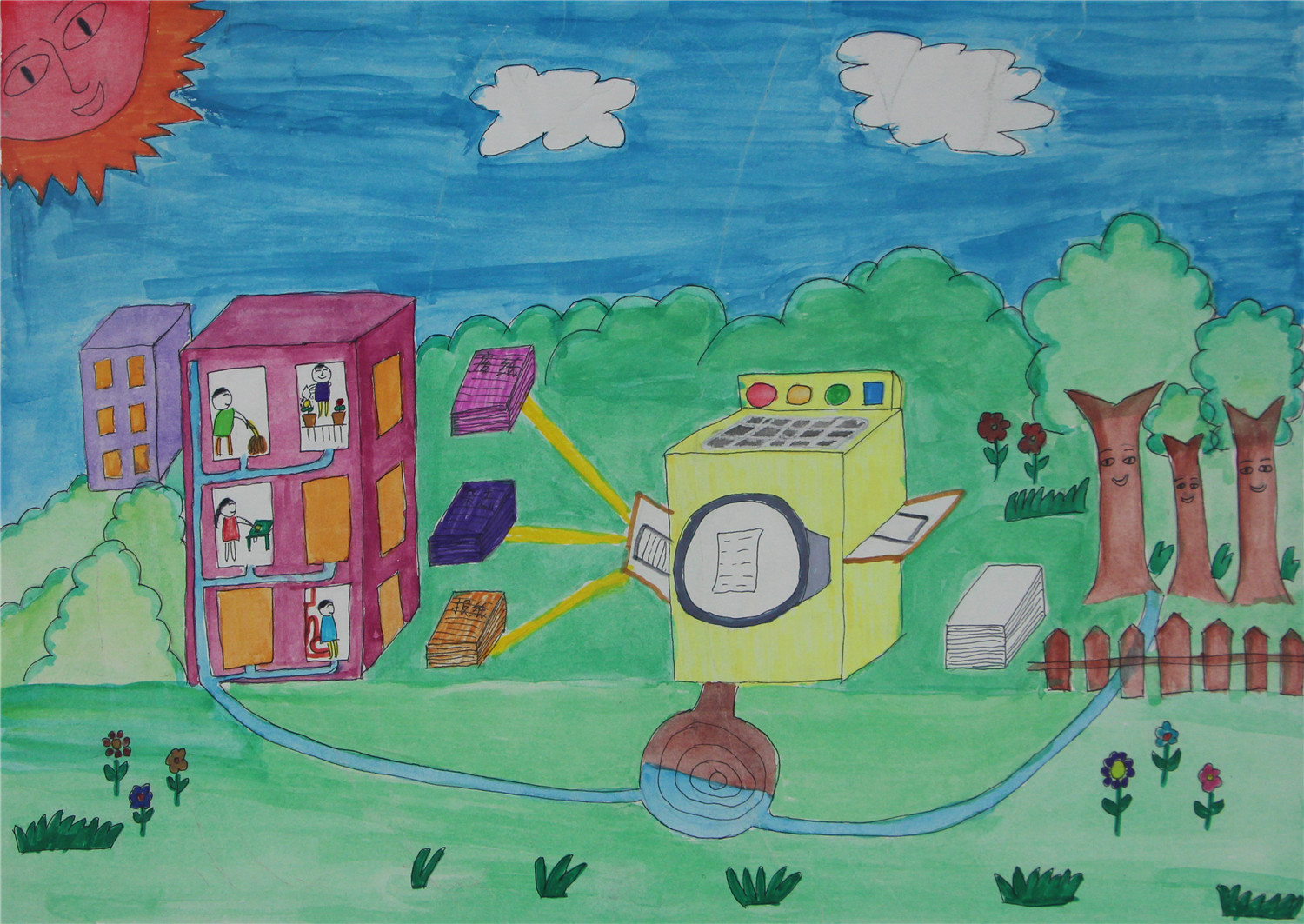 能洗“纸”的洗纸机